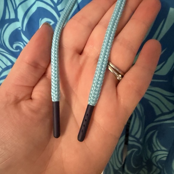 Vineyard Vines Men's Performance Swim Trunks Large Aqua Blue/White Mesh Liner - Picture 5 of 15